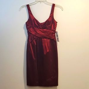 NWT Burgundy Classic Cocktail Dress by Jones New York